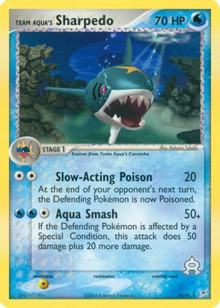 Team Magma vs Team Aqua Team Aqua's Sharpedo #18