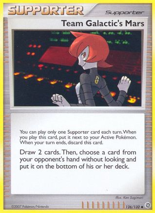 Secret Wonders Team Galactic's Mars #126