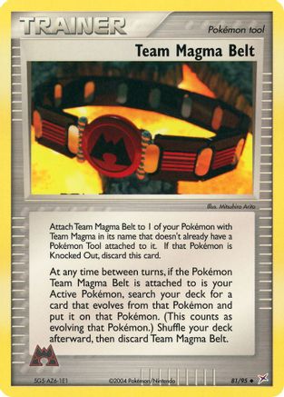 Team Magma vs Team Aqua Team Magma Belt #81