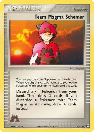 Team Magma vs Team Aqua Team Magma Schemer #70