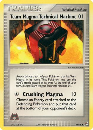 Team Magma vs Team Aqua Team Magma Technical Machine 01 #84