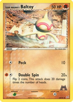 Team Magma vs Team Aqua Team Magma's Baltoy #60