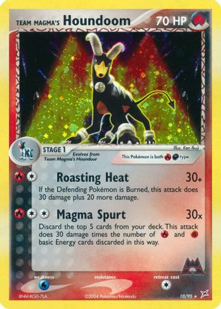 Team Magma vs Team Aqua Team Magma's Houndoom #10