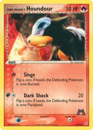 Team Magma vs Team Aqua Team Magma's Houndour #35