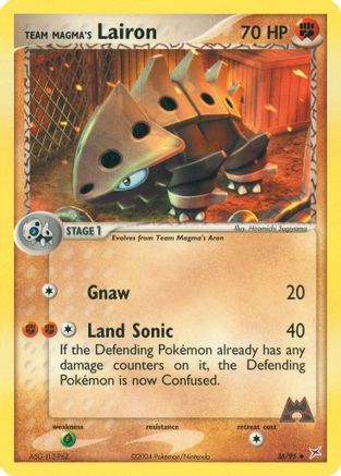 Team Magma vs Team Aqua Team Magma's Lairon #36
