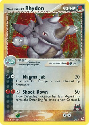 Team Magma vs Team Aqua Team Magma's Rhydon #11