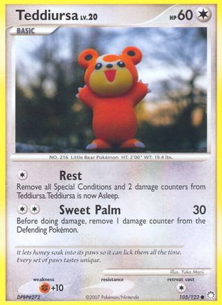 Mysterious Treasures Teddiursa #105