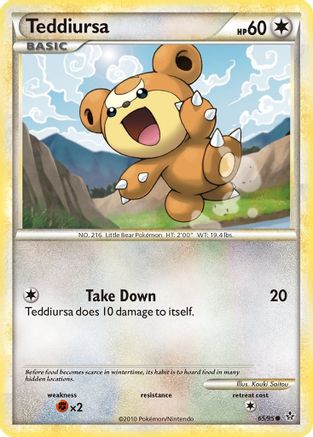 Unleashed Teddiursa #65