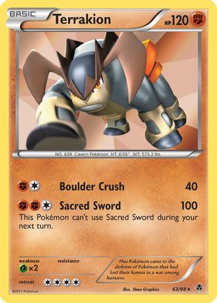 Emerging Powers Terrakion #63