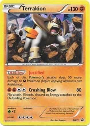 Black and White Promos Terrakion #BW71
