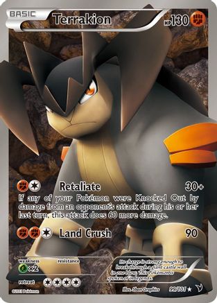Noble Victories Terrakion (99 Full Art) #99