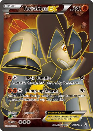 Dragons Exalted Terrakion EX (121 Full Art) #121