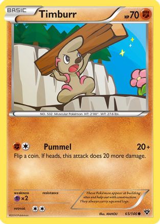 XY Base Set Timburr #65