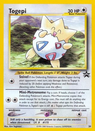 WoTC Promo Togepi #30