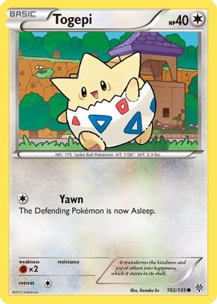 Plasma Storm Togepi #102