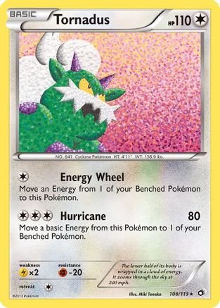 Legendary Treasures Tornadus #108