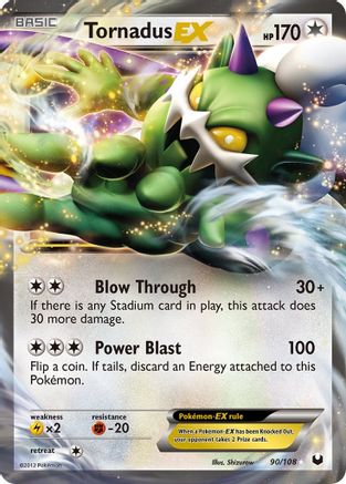 Dark Explorers Tornadus EX #90