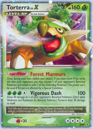 Diamond and Pearl Promos Torterra LV.X #DP09