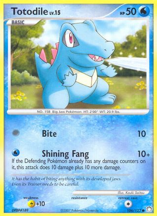 Mysterious Treasures Totodile #106