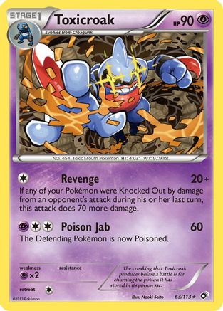 Legendary Treasures Toxicroak #63