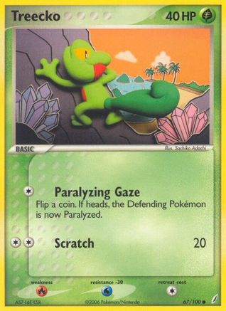 Crystal Guardians Treecko #67
