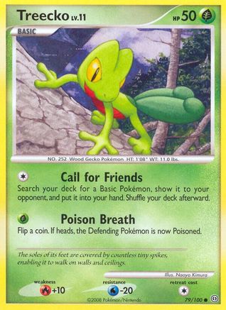 Stormfront Treecko #79