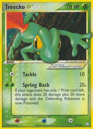 Team Rocket Returns Treecko Star #109