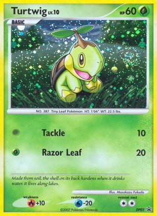 Diamond and Pearl Promos Turtwig #DP01