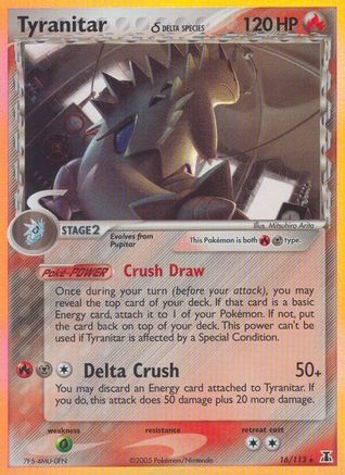 Delta Species Tyranitar (Delta Species) #16