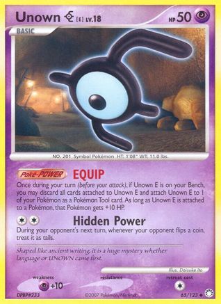 Mysterious Treasures Unown [E] #65
