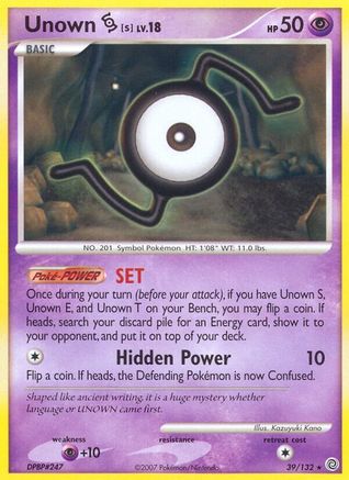 Secret Wonders Unown [S] #39