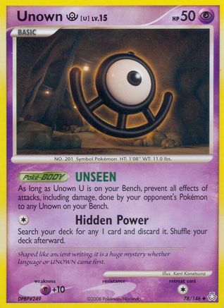 Legends Awakened Unown (U) #78