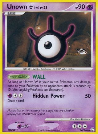Legends Awakened Unown (W) #80