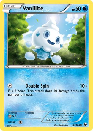 Dark Explorers Vanillite #33