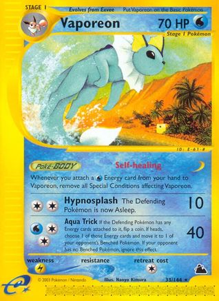Skyridge Vaporeon #033