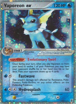 Delta Species Vaporeon ex #110