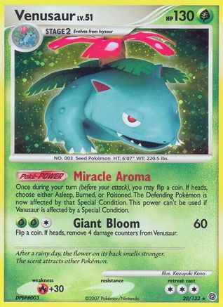 Secret Wonders Venusaur #20