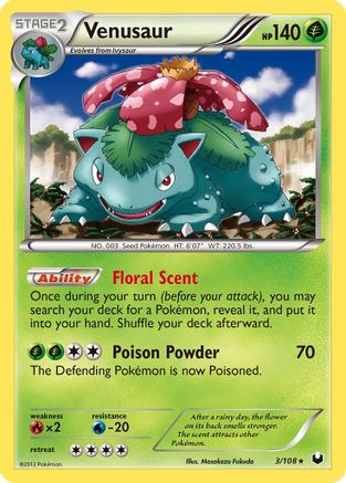Dark Explorers Venusaur #3