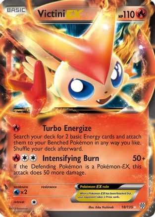 Plasma Storm Victini EX #18