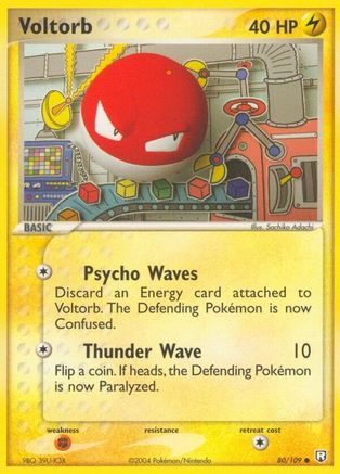 Team Rocket Returns Voltorb #80