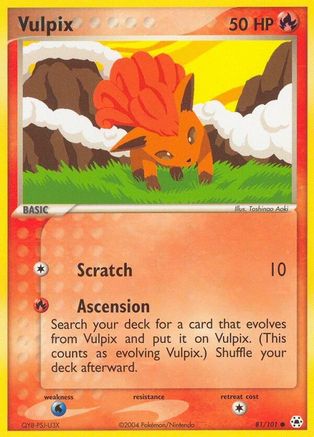 Hidden Legends Vulpix #81