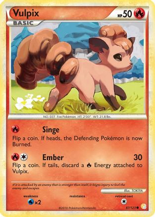 HeartGold SoulSilver Vulpix #87