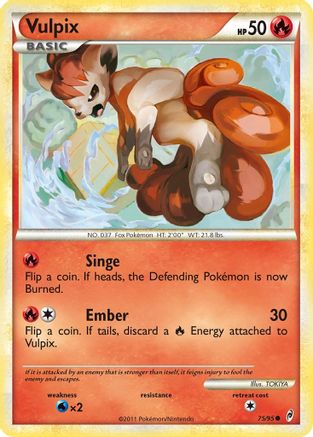 Call of Legends Vulpix #75