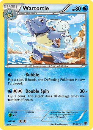 Plasma Blast Wartortle #15