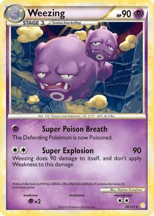 HeartGold SoulSilver Weezing #34