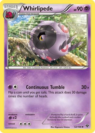 XY Base Set Whirlipede #52