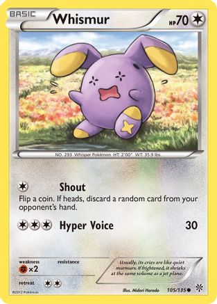 Plasma Storm Whismur #105