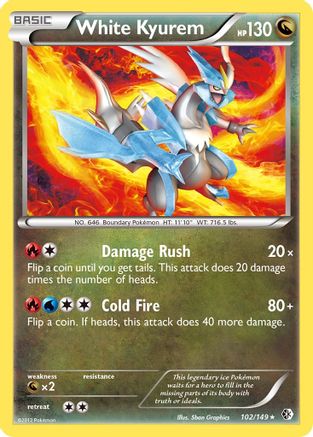 Boundaries Crossed White Kyurem #102