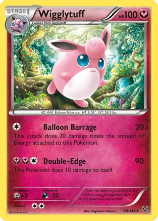 XY Base Set Wigglytuff (90) #90