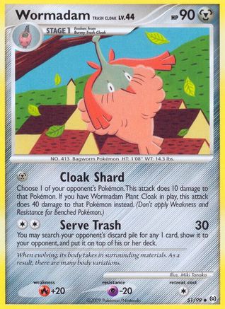 Arceus Wormadam Trash Cloak #51